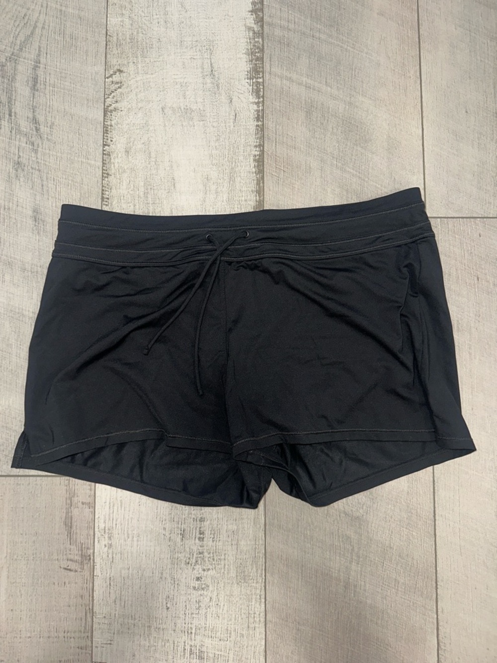 Athleta Black Surge Swim Shorts